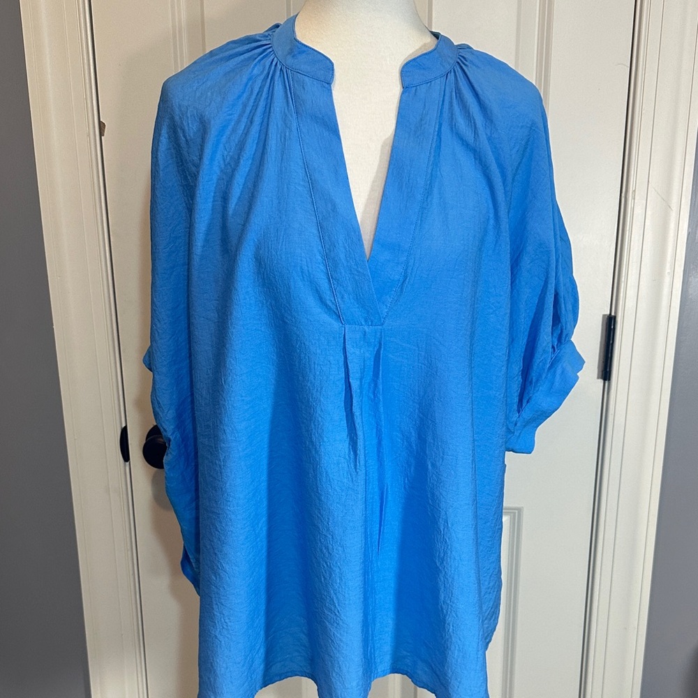 Pinch, Blue oversized dolman Top, size Medium